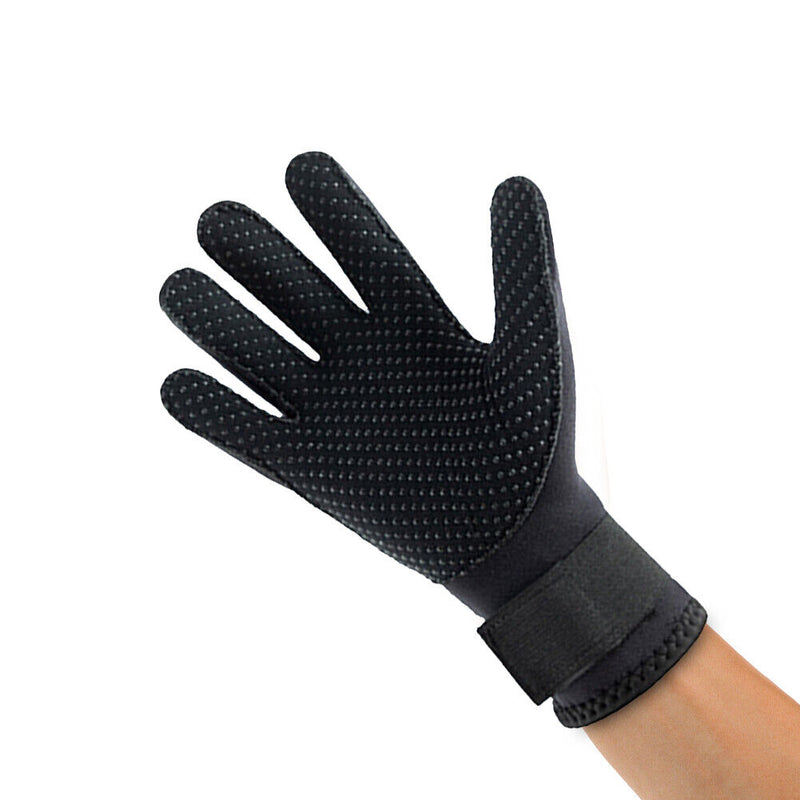 3mm Men Women Diving Gloves Snorkeling Wearable Anti-slip Gloves (Size XL) Newly