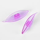 2pcs Plastic Tatting Shuttle Hand Tool for Lace Making DIY Craft(Purple) Newly