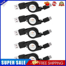 5pcs USB Type-C USB3.1 Retractable Cable Data Sync Charger Charging Cable