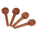 4pcs Violin Fiddle Tuning Peg Set Jujube Wood Replacement Violin Parts