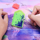 5D DIY Diamond Painting Rotary Automatic Square/Round Drill Pen Fast Point
