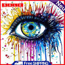 Partial Embroidery Kits Eyes 11CT Stamped 3 Strands Needlework Home Decoration