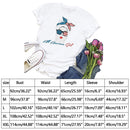 Independence Day America Girl Tea T-Shirt (White M)