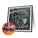5D Diamond Painting Kit DIY Letter Full Round Diamond Mosaic