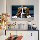 Full Round Diamond Painting DIY Kit Big Eyes Puppy 5D Rhinestone Mosaic Picture