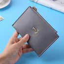 Women PU Leather Mini Credit Card ID Card Multi-slot Card Holder Fashion Wall