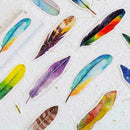 30pcs Cute Creative Colorful Feather Paper Bookmark School K7E1 L6C0 Cli V2Y5