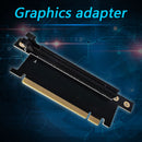 PCIe X16 Riser 90 Degree Right Angle PCI Express X16 Graphics Card Adapter