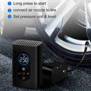 Black Portable Air Pump Wireless Air Electric Tire Y2J4 Car H2V3 F6O6