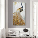 Golden Peacock Oil Paint By Numbers Kits Canvas Picture Wall Art DIY Craft Decor