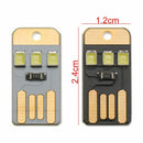 Bank Computer Night Camping Eqpment Pocket Card Lamp Ultra Low Powers LED Light