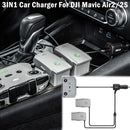 Fast Charger USB-C Dual-Battery Battery Car Charger For DJI Mavic Air 2/Air 2S
