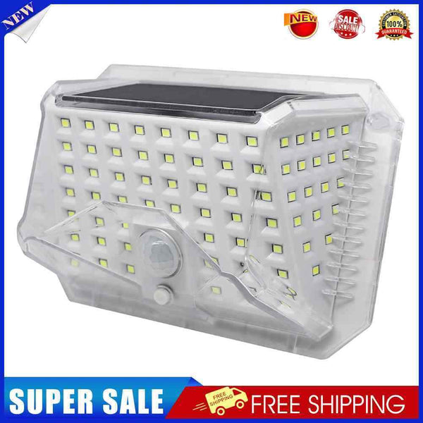 90LED Solar Outdoor Wall Light Waterproof 4-Sided Motion Sensor Garden Park Lamp