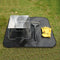 Camping Barbecue Fireproof Mat Grill Silicone Splatter Mat (350x340mm) Newly