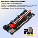 Ver12 Pro PCIE 1X to 16X Riser Graphics Card Extension for Bitcoin Mining