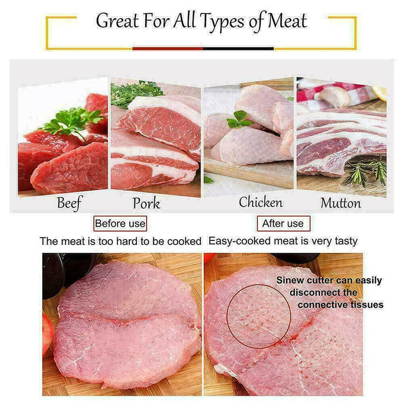 Steel Beef Steak Pork Fish Meat Hammer Tenderizer Kitchen Tools HOT Z1R9