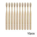 10pcs Environmental Soft Head Bamboo Oral Care Teeth Eco Toothbrush(White) Newly