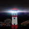 Lighthouse Solar LED Light Garden Outdoor Smart Sensor Rotating Lamp (Red) Newly