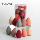 MAANGE 10Pcs Makeup Foundation Sponge Drop Shape Super Soft Mini Cosmetic puff