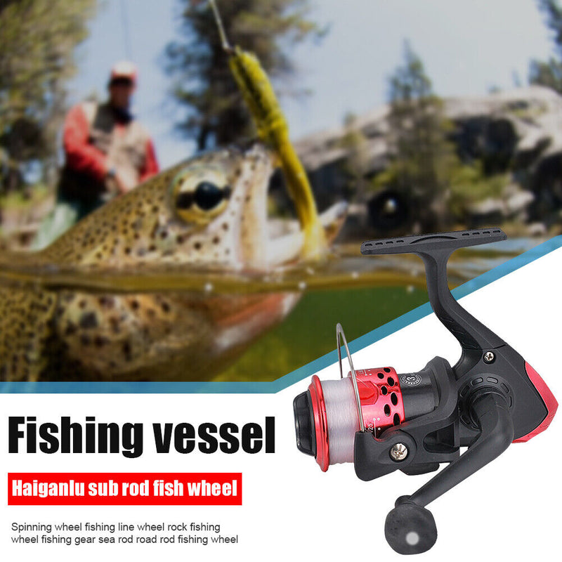 Spinning Reels 3BB Metal Spool Fishing Reel Gear Ratio 5.1/1 Sea Reels Tackle