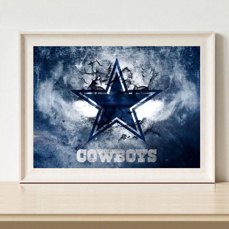 Oil Painting By Numbers Acrylic Handmade Cowboys Star Digital Picture Home Decor