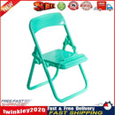 Mini Mobile Holder Creative Folding Chair Table Cell Phone Stand (Green) Newly