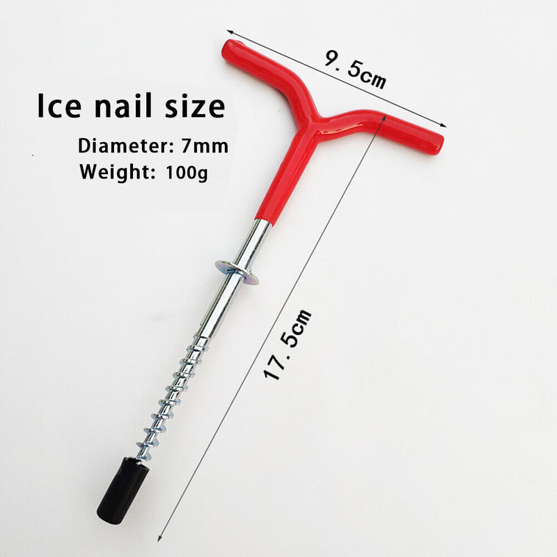 Ice Fishing Tent Pegs Fixed Nail Winter Fishing Rod Holder Screw Nail (2)