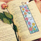 DIY Special Shaped Diamond Painting Color Flower Tassel Leather Bookmark Newly