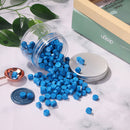 200pcs Octagon Sealing Wax Blue Wax Beads for Envelope Invitation DIY (M) Newly