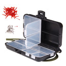9 Compartments Waterproof Fishing Tackle Lure Bait Hook Box Plastic Storage