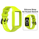 Strap for Huawei Honor Band 6 Pro Silicone Wristband Replacement (Lime) Newly