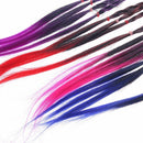 Colorful Hair Extension Headband Wig Ponytail Hair Ornament Rubber Bands