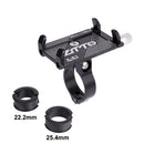 ZTTO Z-81 Bicycle Scooter Phone Holder MTB Bike Bracket Phone Stand (Black)