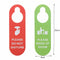 Door Knobs Hanger Pendant Cleaning Label Door Hanger Tags Do Not Disturb Signs