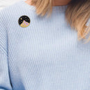 Creative Jacket Brooch Backpack Snow Nightscape Pins Enamel Badges Jewelry Gift