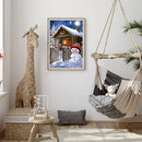 5D DIY Diamond Painting Christmas Snowman Kits Full Round Drill Wall Decor