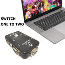 USB KVM Switch Switcher 1920x1440 250MHz VGA Switch Splitter Box 2-in-1-out