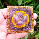 Orgonite Pyramid Crystal Orgone Pyramid Healing Stones Positive Energy Tools