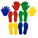 Hands Feet Floor Game Kids Jump Play Mat Sensory Sport Toys (8 Pairs)