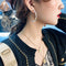 Elegant Big Circle Crystal Round Shape Round Hoop Earrings Drop Dangle Stud