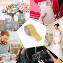 Rhinestone Tape Ribbon Self Adhesive Crystal DIY Decor (Yellow 2.5cmx1m)