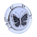 Portable Metal Foldable Bag Purse Hook Hanger Handbag Holder Butterfly(2)