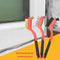 3pcs Wire Brush 7 inch Mini Micro Rust Paint Remover Scrubbing Brushes Red Newly