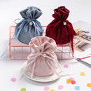 Gift Bag Velvet Candy Pouches Birthday Decor Party Supplies Drawstring Pouch