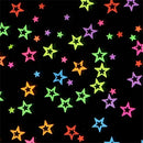 Nail Decoration Color Mixing Hollow Out Glitter Flakes Neon Star Nail Sequins