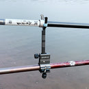 Adjustable Fishing Rod Bracket Aluminum Alloy Fishing Pole Locker (Black) Newly