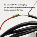 Mid Drive Lamp Group Adapter Cable Bafang Front And Rear Lights Retrofit bs.