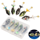 Rotating Tail 9.5cm 16.9g Rotate Tail Fishing Lure Fish Bait Popper VMC Hooks