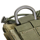Outdoor Molle Radio Walkie Talkie Holder Bag Magazine Pouch Pocket(Green)