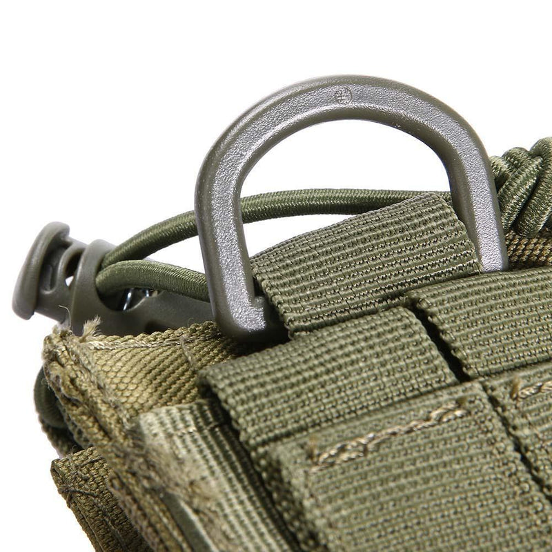 Outdoor Molle Radio Walkie Talkie Holder Bag Magazine Pouch Pocket(Green)